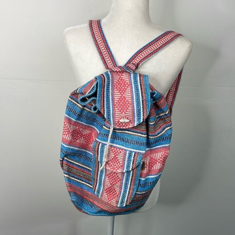 Pinzon Canvas Boho Aztec Backpack
